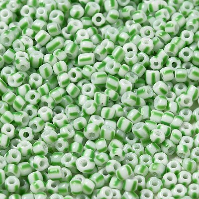 6/0 Opaque Colours Seep Glass Seed Beads X-SEED-F003-04A-06-1