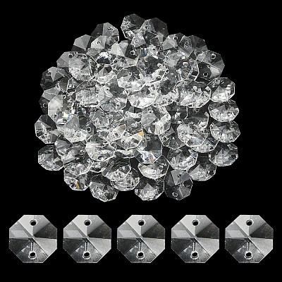 Transparent K9 Glass Connector Charms LS-GLAA-YW0001-100-1