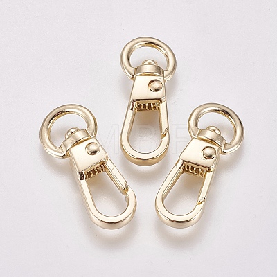 Alloy Swivel Clasps PALLOY-WH0065-12LG-1