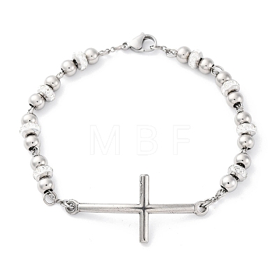 201 Stainless Steel Link Chain Bracelets BJEW-A032-02P-02-1