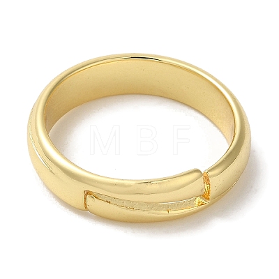 Rack Plating Brass Adjustable Finger Rings for Women RJEW-L123-005G-1