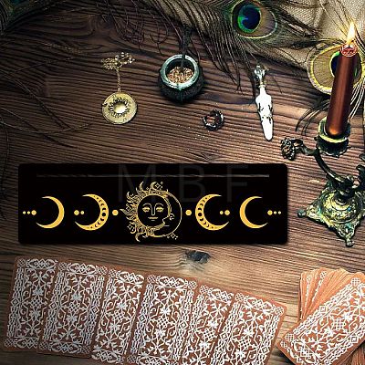 Carved Wooden Tarot Card Stand Holder DIY-WH0356-004-1