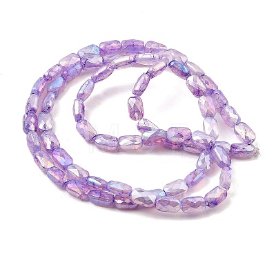 Imitation Jade Glass Beads Strands GLAA-P058-04A-1