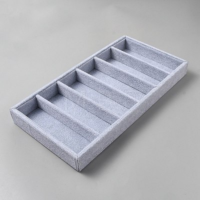 6 Grids Velvet Jewelry Plates ODIS-WH20013-05B-1
