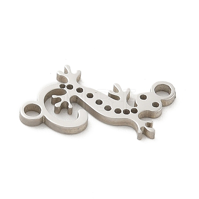 201 Stainless Steel Laser Cut Connector Charms STAS-R133-02P-06-1