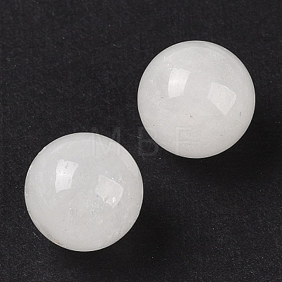 Natural Quartz Crystal No Hole Sphere Beads G-K353-04A-11-1