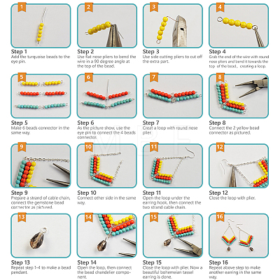 SUNNYCLUE DIY Earring Making DIY-SC0007-19-1