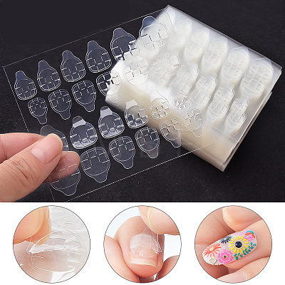 Clear Double Side Adhesive Glue Sticky Tape For False Nail Tips MRMJ-T009-010-1