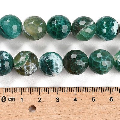 Natural Fire Crackle Agate Beads Strands G-L595-A02-01E-1