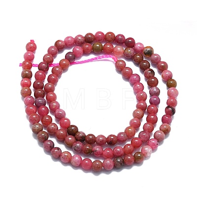 Natural Rhodonite Beads Strands G-K245-A11-02-1