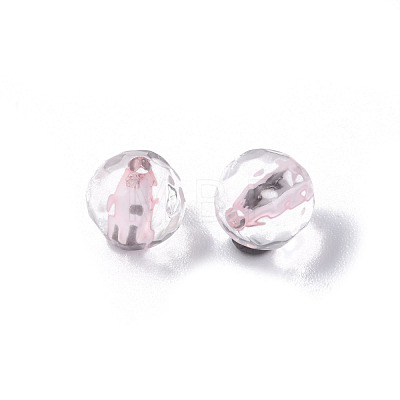 Transparent Acrylic Beads MACR-S373-133-T04-1