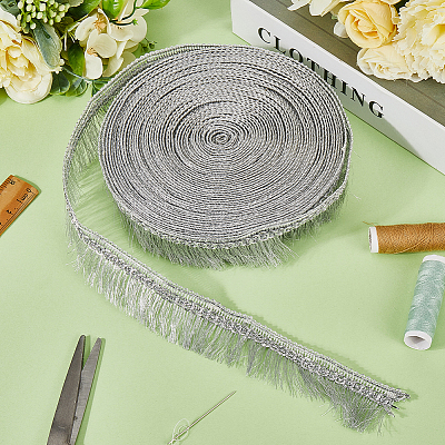 Polyester Tassel Lace Ribbons DIY-WH0530-69B-1