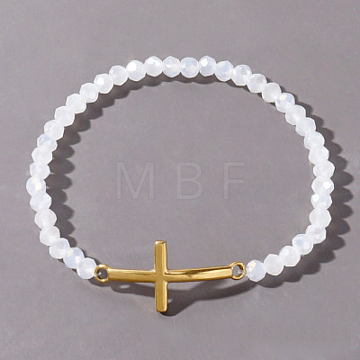 Boho Cross with Class Bead Bracelet for Women SW0705-4-1