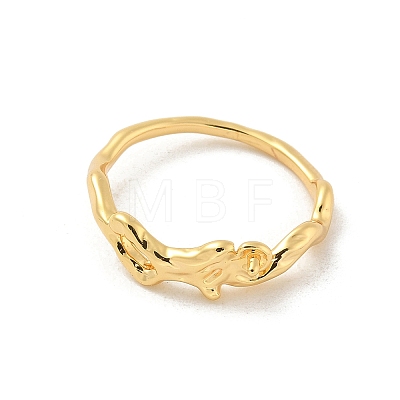 Brass Finger Ring Settings KK-G518-05G-1