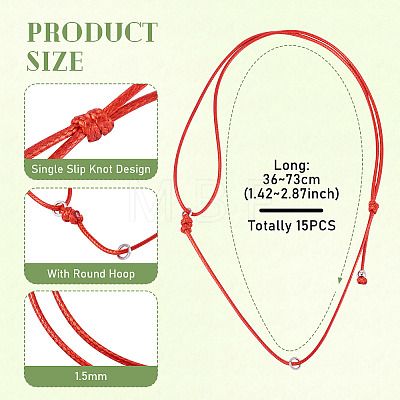 Waxed Polyester Cord Necklaces NJEW-TAC0022-01-1