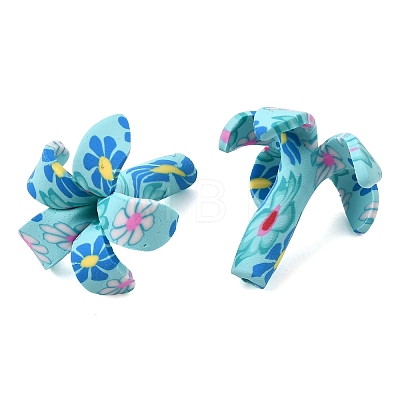 Handmade Polymer Clay Beads PY-CBAA00E-01B-1