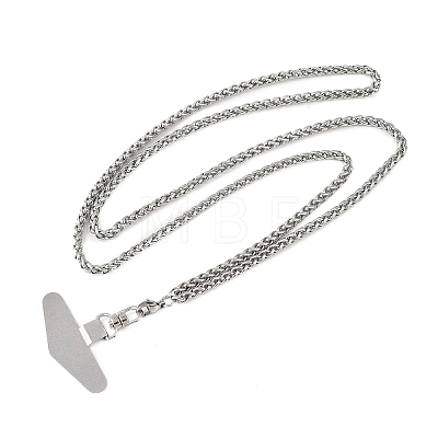 304 Stainless Steel Universal Phone Tether Tabs NJEW-D342-01P-1