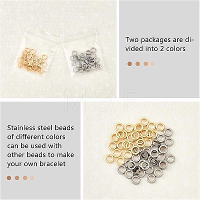 Unicraftale 304 Stainless Steel Beads STAS-UN0005-46-1