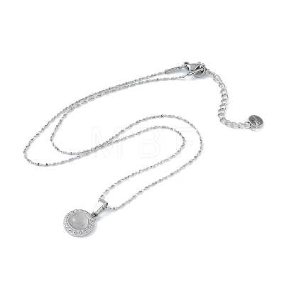 304 Stainless Steel Serpentine Chain Necklaces NJEW-U004-02P-1