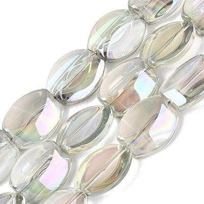 Electroplate Glass Beads Strands EGLA-Q134-02A-B05-1