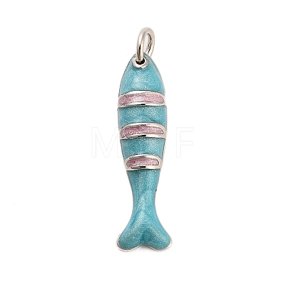 Brass Enamel Pendants KK-H527-05A-P01-1