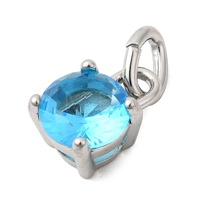 Birthdaystone Theme December 304 Stainless Steel Charms STAS-B128-60P-12-1