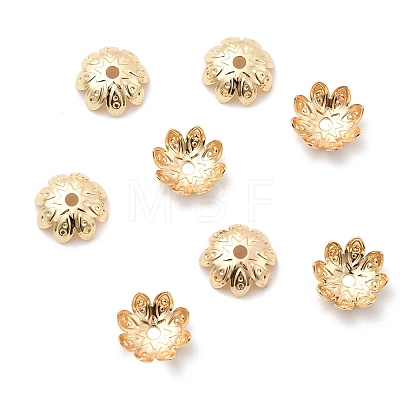 Brass Bead Caps KK-Z030-09LG-1