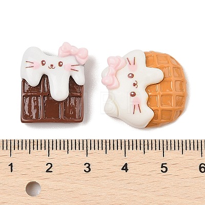 Opaque Cartoon Resin Cabochons X-CRES-R456-12A-1