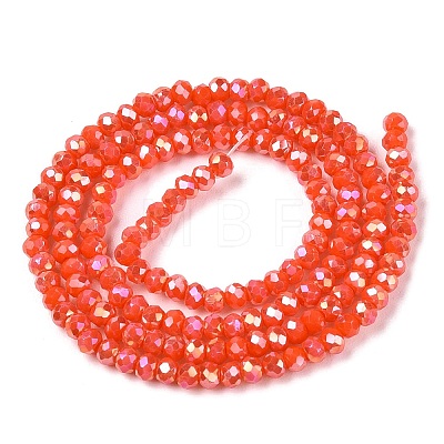 Electroplate Glass Beads Strands LS-EGLA-A044-P1mm-B03-1
