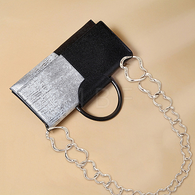 Zinc Alloy Curb Chain Bag Tape PALLOY-WH0079-10P-RS-1