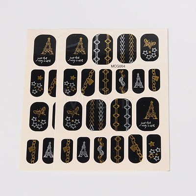 Mixed Style Removable Fake Temporary Tattoos Paper Stickers AJEW-O025-M-1