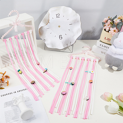 Alloy & Plastic Hairpin Hair Clip Hanging Holder Storage Organizer AJEW-WH0709-168-1