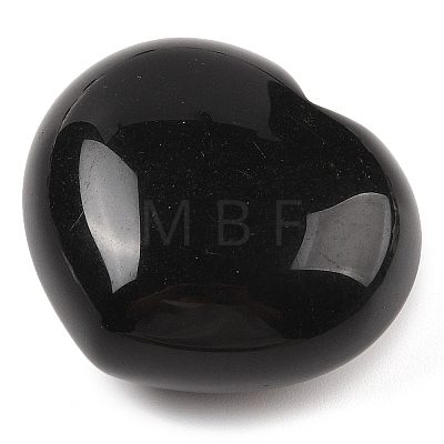 Natural Obsidian Thumb Massage Stone G-I367-06E-1