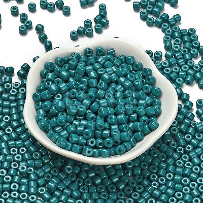 Baking Paint Pearlized Glass Seed Beads SEED-C001-04A-05-1