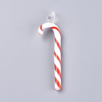 Christmas Handmade Lampwork Big Pendants LS-LAMP-G141-01-1