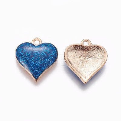 Alloy Enamel Pendants ENAM-L017-G01-1