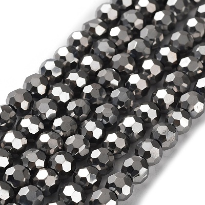 Electroplate Glass Bead Strands LS-EGLA-R042-6mm-06-1