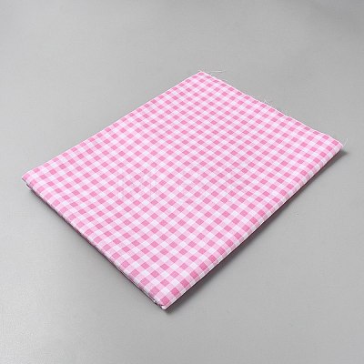 Tartan Cotton Fabric DIY-WH0816-562B-1