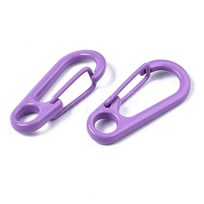 Spray Painted Alloy Spring Gate Rings KEYC-S255-010-NR-1