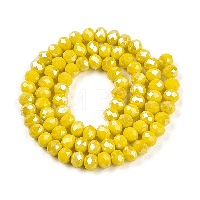 Electroplate Glass Beads Strands LS-EGLA-A044-P6mm-A04-1