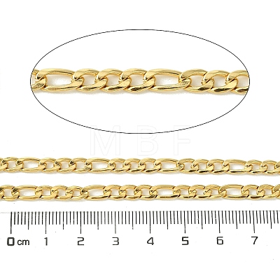 10M Ion Plating(IP) 304 Stainless Steel Figaro Chains CHS-G035-02B-G-1