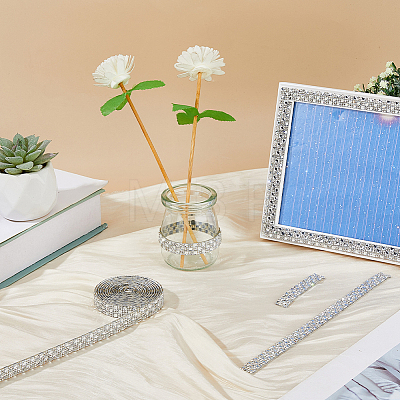 Glass Hotfix Rhinestone (Hot Melt Adhesive On The Back) DIY-WH0683-90C-1-1