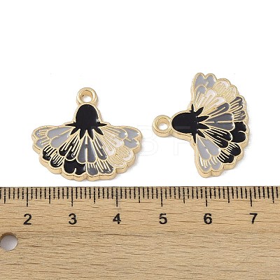 Rack Plating Alloy Enamel Pendants FIND-I038-07B-1