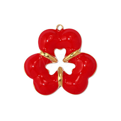 304 Stainless Steel Enamel Pendants STAS-OY014G-20G-02-1