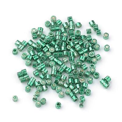 Electroplate Cylinder Seed Beads SEED-R041-02-1