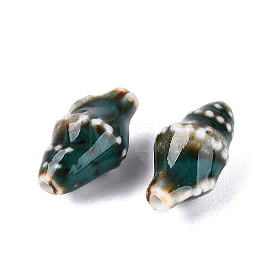 Vintage Handmade Porcelain Beads PORC-Q006-08M-1