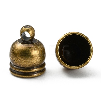 Brass Cord Ends KK-D217-10x8-AB-NF-1
