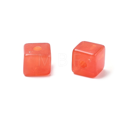 Transparent Acrylic Beads OACR-H044-04B-12-1