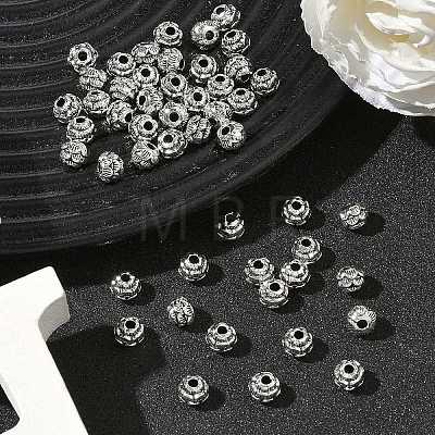 Tibetan Style Alloy Flower Spacer Beads LS-X-TIBEB-O004-74-1