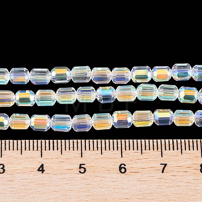 Electroplate Glass Beads Strands EGLA-D031-01-02-1